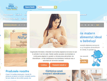 Tablet Screenshot of nestlebaby.ro